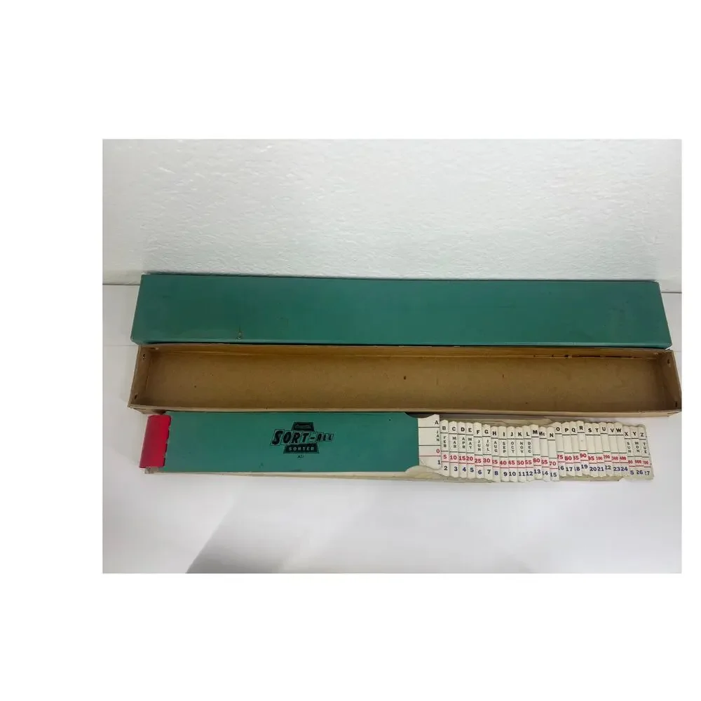 Amfile Sort-All A31 Alphabetical Month Day Date Numerical Paper Organizer Sorter